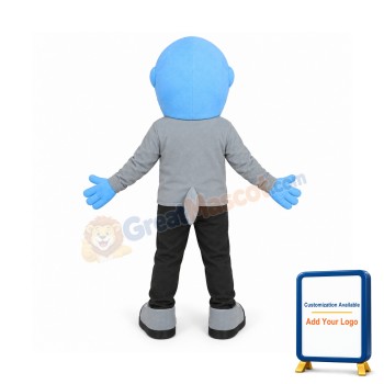 Blue Lightweight Shark Mascot Costume