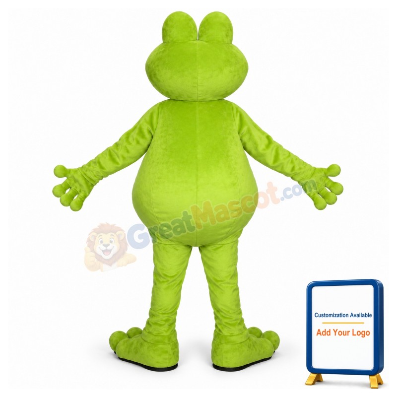 Green Lightweight Frog Mascot Costume