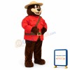 Safety Bear Mascot Costume