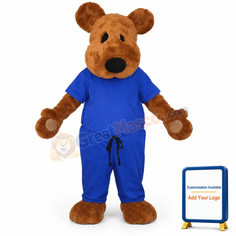 Doctor Teddy Bear Mascot Costume