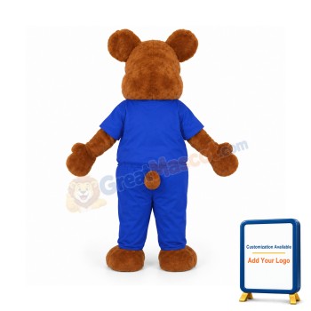 Doctor Teddy Bear Mascot Costume
