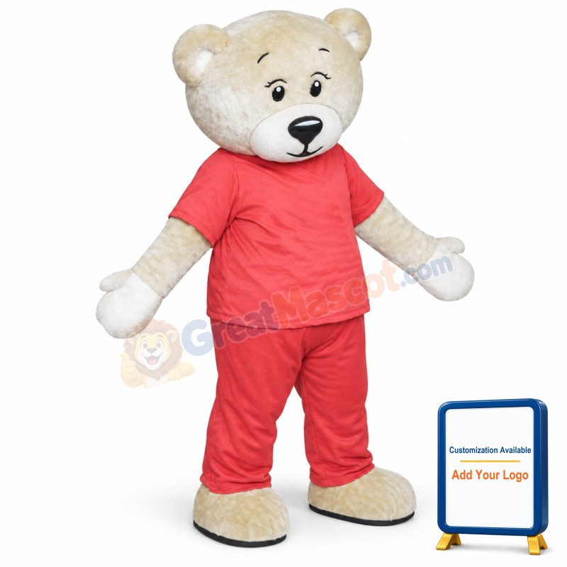 Health Consultant Bear Mascot Costume