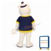 Big Eye White Bear Mascot Costume