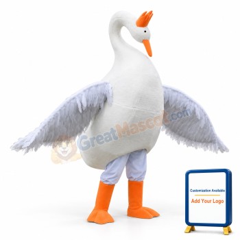 Swan Mascot Costume