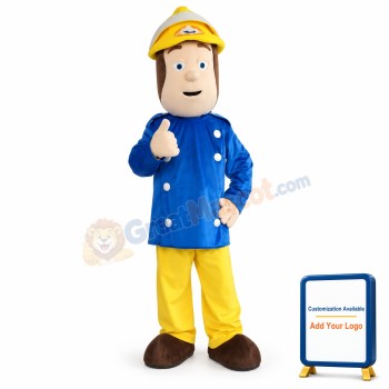 Fireman Sam Mascot Costume