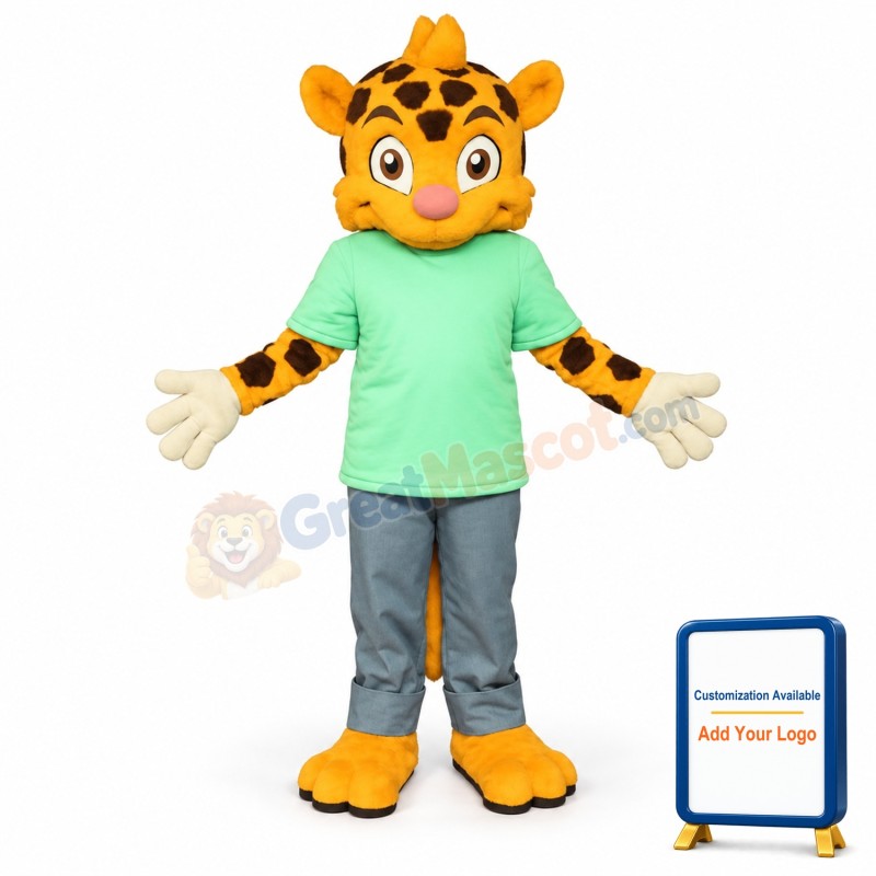 College Lightweight Tiger Mascot Costume