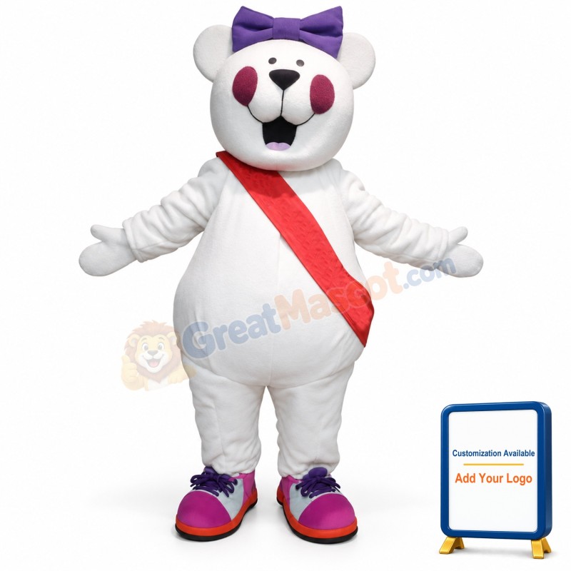 Cute Funny Bear Mascot Costume