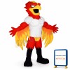Power Phoenix Mascot Costume