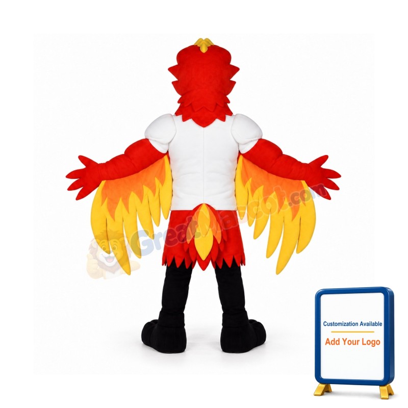 Power Phoenix Mascot Costume