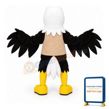 Happy Lightweight Eagle Mascot Costume