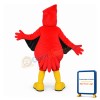 Red Lightweight Cardinal Mascot Costume