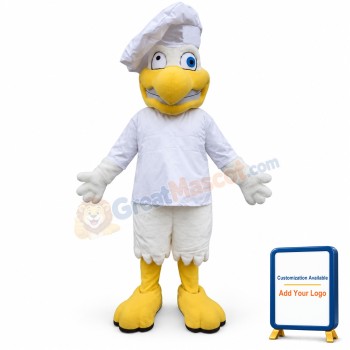Funny Chef Chicken Mascot Costume
