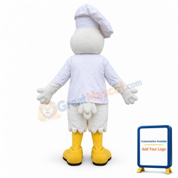 Funny Chef Chicken Mascot Costume