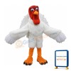 White Turkey Mascot Costume