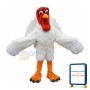 White Turkey Mascot Costume