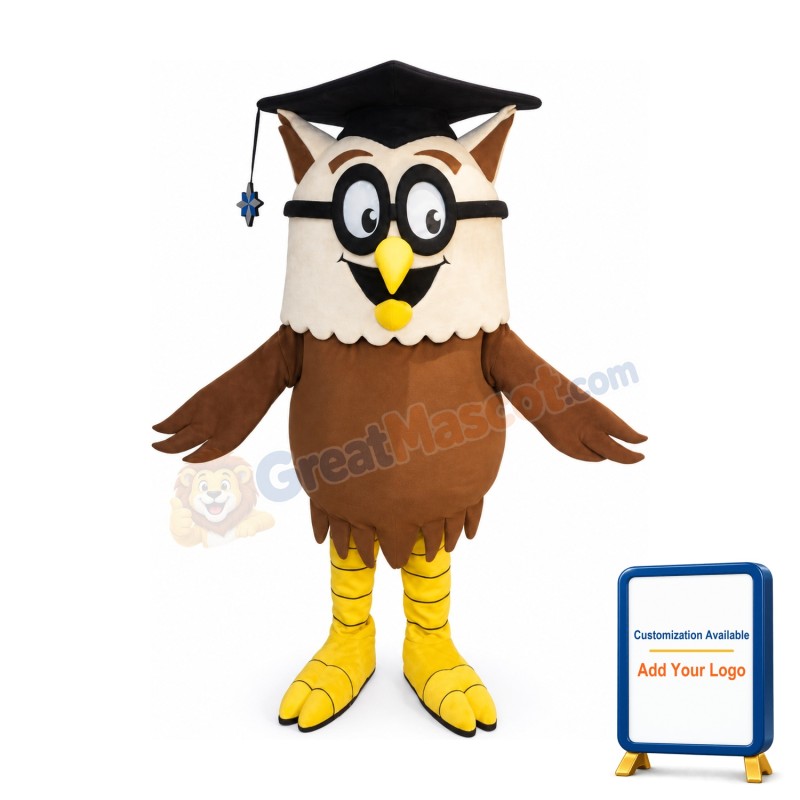 Erudite Owl Mascot Costume