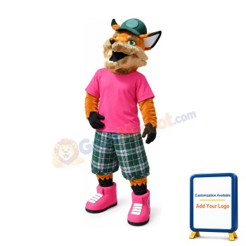 Realistic College Fox Mascot Costume