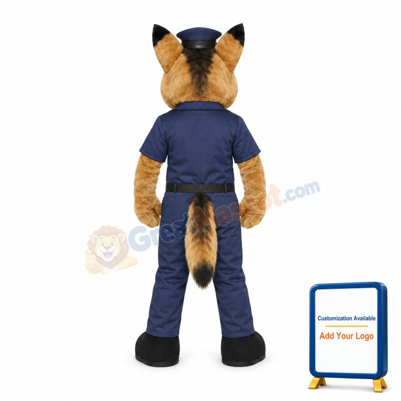 Police Dog Mascot Costume
