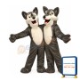 Boy & Girl Wolf Mascot Costume