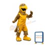 Sport Yellow Hawk Mascot Costume