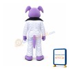 Cute Purple Dog Mascot Costume