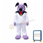 Cute Purple Dog Mascot Costume