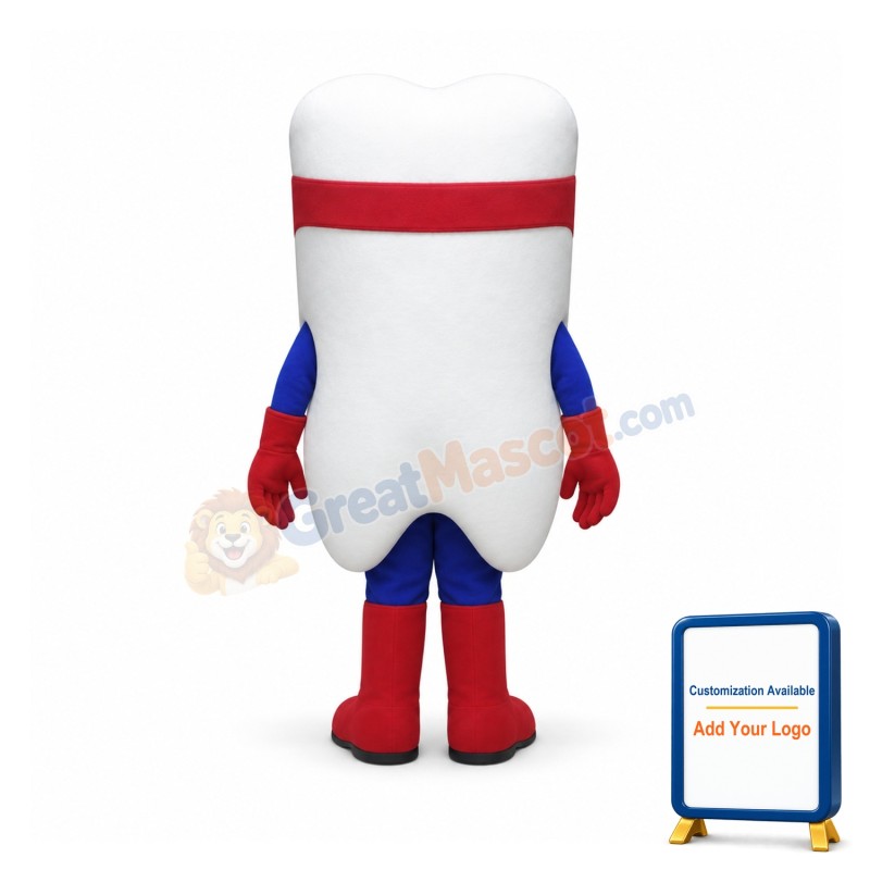 Hero Tooth Mascot Costume