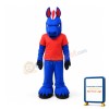 Fierce Blue Horse Mascot Costume