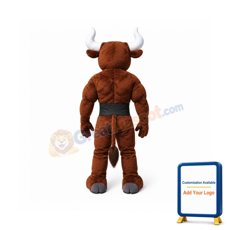 Lightweight Bull Mascot Costume