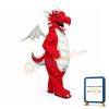 Fierce Red Dragon Mascot Costume