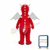 Fierce Red Dragon Mascot Costume
