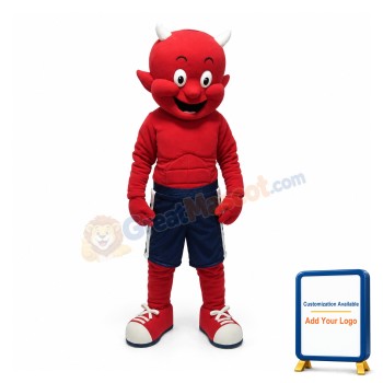 Cute Lightweight Devil Mascot Costume