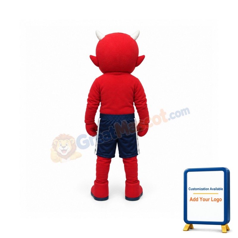 Cute Lightweight Devil Mascot Costume