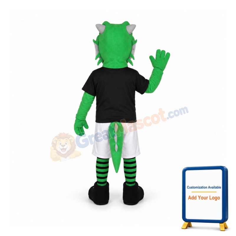 Green Lightweight Dragon Mascot Costume