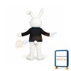 Cute White Lightweight Rabbit Mascot Costume