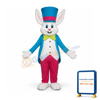 Happy Lightweight Rabbit Mascot Costume