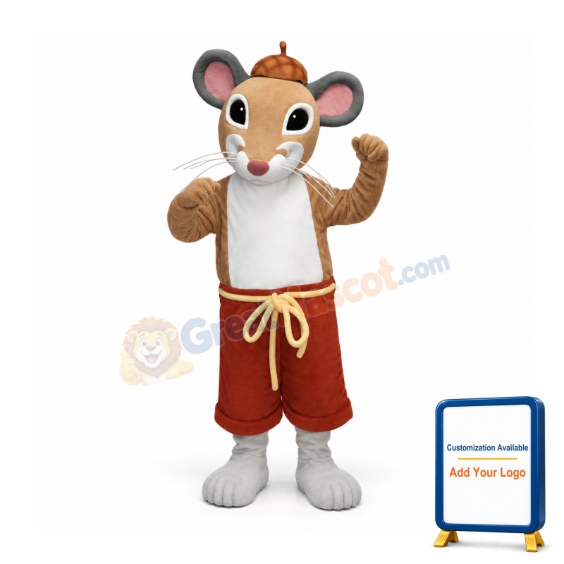 Cute Lightweight Mouse Mascot Costume