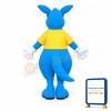 Blue Kangaroo Mascot Costume