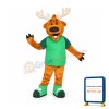 Happy Lightweight Deer Mascot Costume