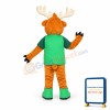 Happy Lightweight Deer Mascot Costume