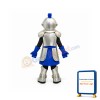 Golden & Blue Knight Mascot Costume