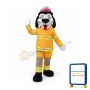 Cute Fire Department Dog Mascot Costume