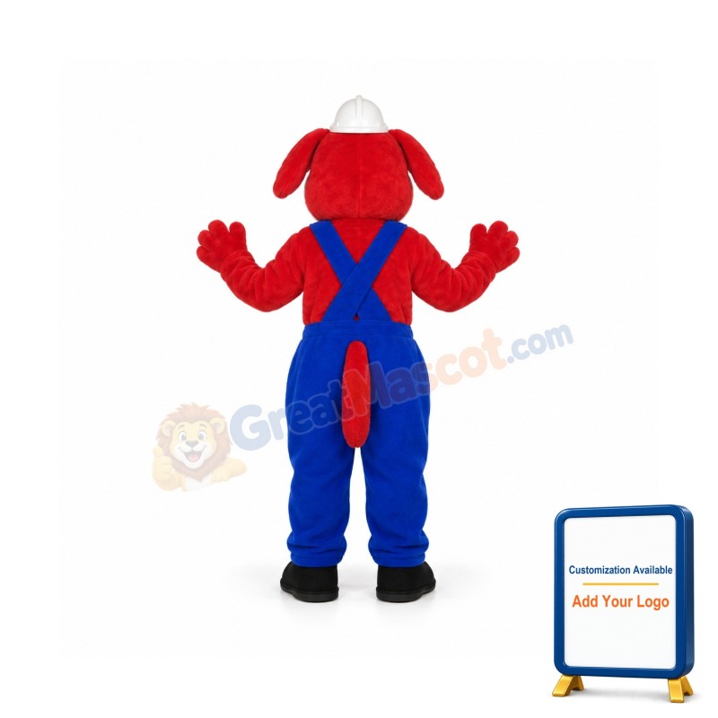 Red Cross Dog Mascot Costume