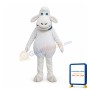 White Sheep Mascot Costume