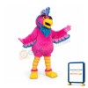 Pink Parrot Mascot Costume