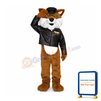 Pilot Fox Mascot Costume