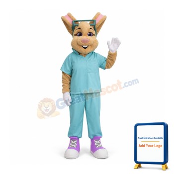Doctor Bunny Mascot Costume
