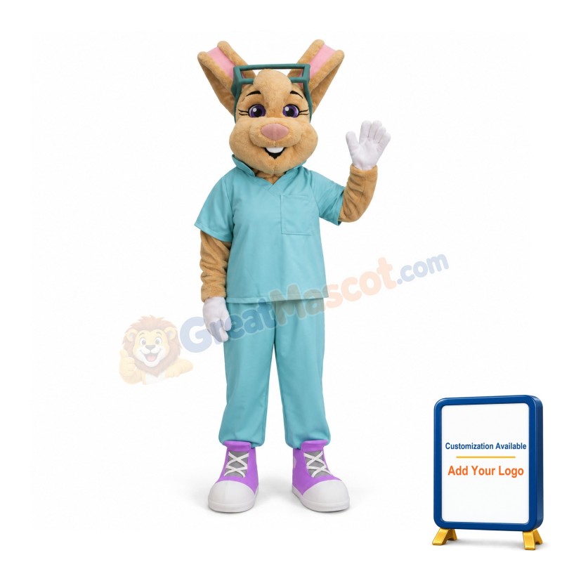 Doctor Bunny Mascot Costume