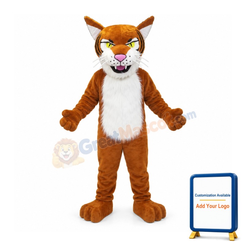 Fierce Lightweight Tiger Mascot Costume