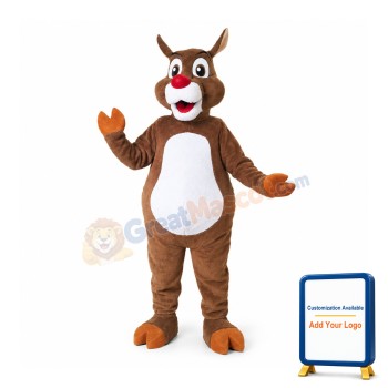 Christmas Reindeer Mascot Costume